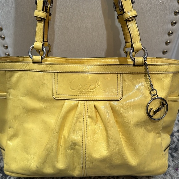 Coach Handbags - COACH East West Gallery Patent Leather Tote